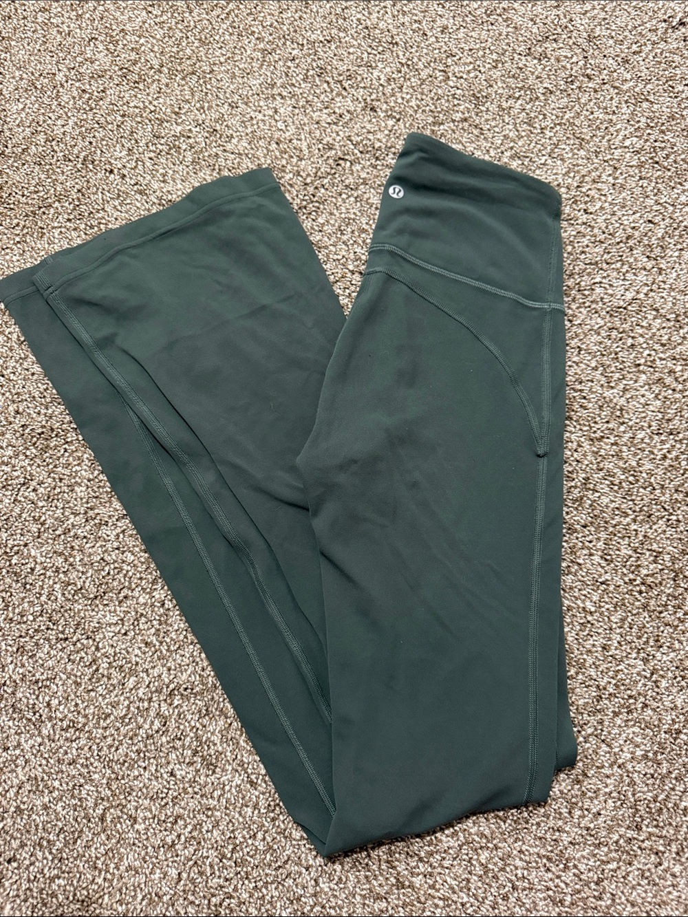 lululemon athletica Dark Green High-Rise Leggings